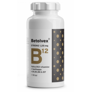 Витамины группы B Betolvex Strong 1,25 mg B12‐vitamiini, 90 табл