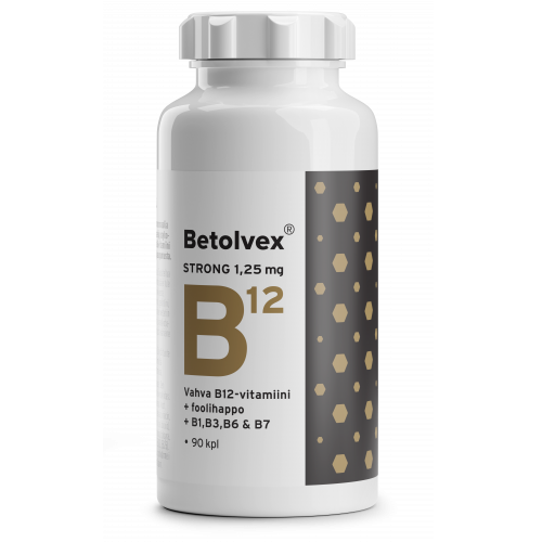 Витамины группы B Betolvex Strong 1,25 mg B12‐vitamiini, 90 табл