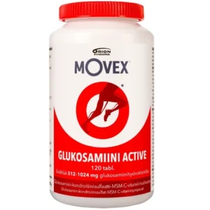 Глюкозамина Актив  MOVEX GLUKOSAMIINI ACTIVE TABL 120 шт