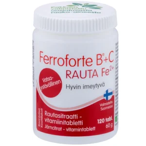 Препарат железа Ferroforte B+C 120 табл