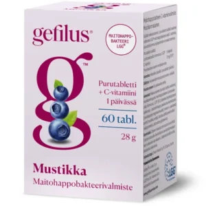 Gefilus (Гефилус) LGG Mustikka Вкус черники, 60 табл.