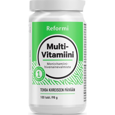 Комплексные витамины Reformi Multivitamiini, 100 табл без йода