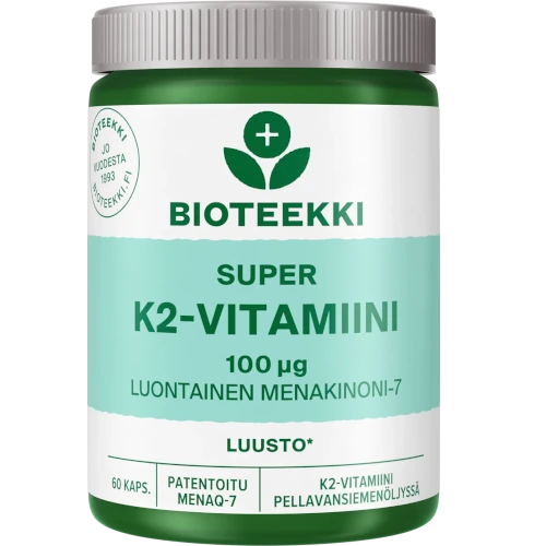 Витамин К2 Bioteekin Super K2-vitamiini, 60 капс