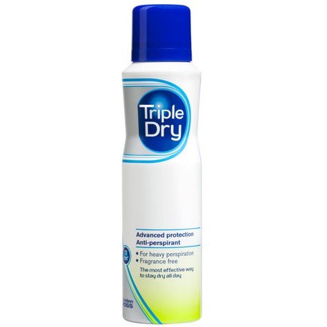 Антиперсперант спрей без спирта и аромата Triple Dry Spray 150 мл