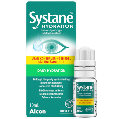 Увлажняющие глазные капли Systane Hydration, 10 мл