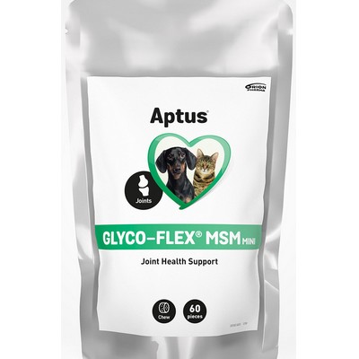 Ветеринарная добавка для суставов для маленьких животных Aptus Glyco-Flex MSM Mini 40 жеват. табл
