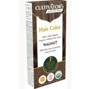 Натуральная растительная краска для волос Cultivators Walnut цвет орех, 100 гр