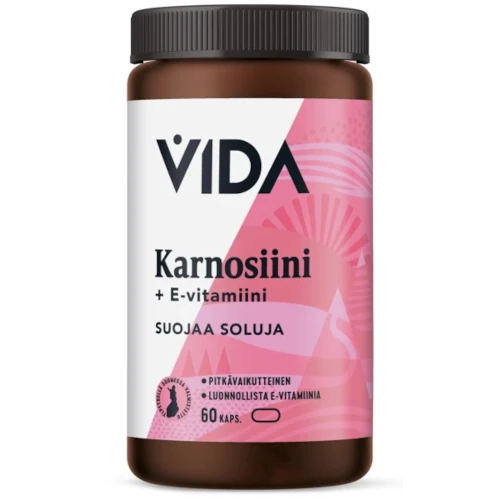 Карнозин Vida Karnosiini 400 mg, 60 капс