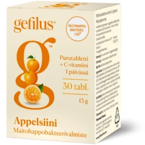 Молочно-кислые бактерии вкус апельсина Gefilus Appelsiini, 30 табл.