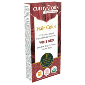 Cultivators Wine Red Натуральная растительная краска для волос цвет красное вино 100 гр