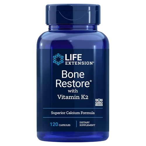 Витамины для здоровья костей Life Extension Bone Restore with Vitamin K2, 120 капс