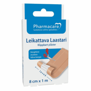 Элстичный тканевый пластырь Pharmacare leikattava elastinen kangaslaastari 6 см на 1 м