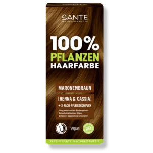Натуральная растительная краска для волос Sante Chestnut Brown каштановый