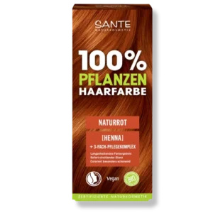 Натуральная растительная краска для волос Sante Kasvihiusväri Natural Red красный