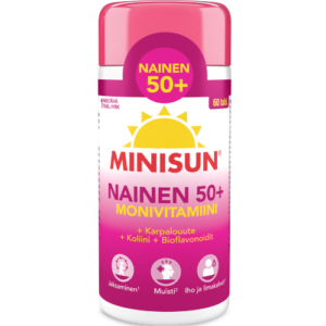 Витаминно-минеральный комплекс для женщин от 50 лет Minisun Monivitamiini Nainen 50+, 60 табл