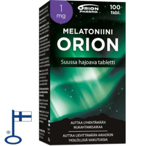 Мелатонин для рассасывания Melatoniini Orion 1 mg suussa hajoavaa 100 табл