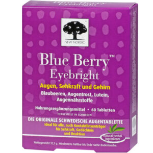 Добавка для зрения (черника, очанка, бархатцы) и витамины New Nordic Blue Berry