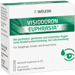 Глазные капли порционные Weleda Visiodoron Euphrasia, 20 x 0,4 мл