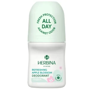 Освежающий дезодорант Herbina Refreshing Apple Blossom 50 мл без алюминия