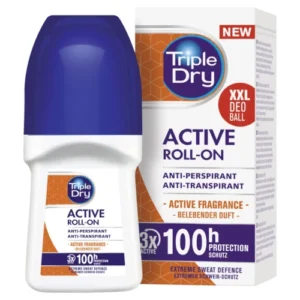 Антиперсперант роликовый Triple Dry 100h Active Men antiperspirant roll-on 50 мл с ароматом