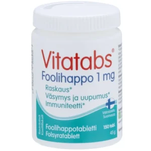 Фолиевая кислота Vitatabs Foolihappo 1 mg 150 табл