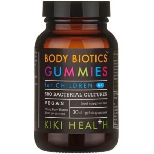 Молочнокислые бактерии для детей Kiki Health Body Biotics Gummies Maitohappobakteeri 30 мармеладок