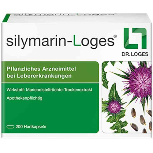 Экстракт расторопши (силимарин) Silymarin-Loges bei Lebererkrankungen 200 шт