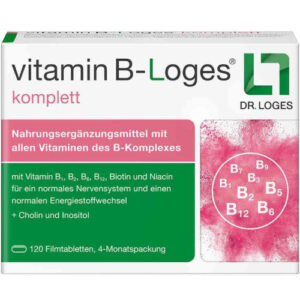 Комплекс витаминов группы B + холин и инозитол Dr. Loges B-Loges Complete 120 табл