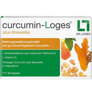 Куркумин, босвеллия curcumin-Loges plus Boswellia 60 капс