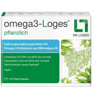 Веганская омега-3 Omega3-Loges 1 из морских водорослей 120 капс