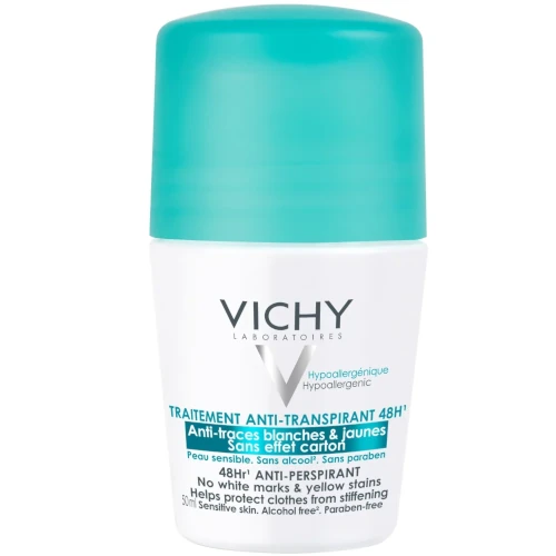 Дезодорант VICHY Deo 48H Anti-Trace Antiperspirant Roll-on 50 мл