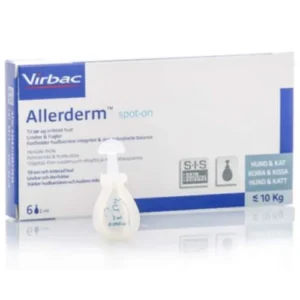 VIRBAC Allerderm Spot-on paikallisvaleluliuos 6x2 ml для кошек и собак мелких пород